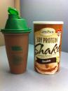 Yummy soy protein shake. (click to zoom)