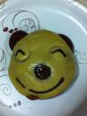Panda face shaped pastry. (click to zoom)