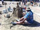 Sand Castle Competition on Osterman Beach. (click to zoom)