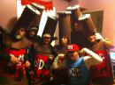 Duff Man and the seven Duffs. (click to zoom)