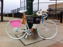 Neill Strayer Townsend ghost bike. (click to zoom)