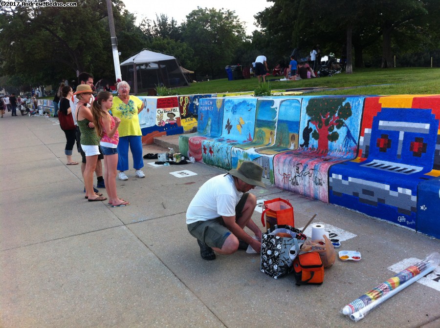 Artists of the Wall Festival in Rogers Park.