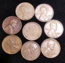 Coins: US Wheat Pennies (click to zoom)