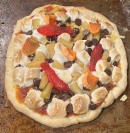 Vegan Marshmallows Dark Chocolate Chips Pineapple Swedish Fish Vegan Cheese Tomato Sauce