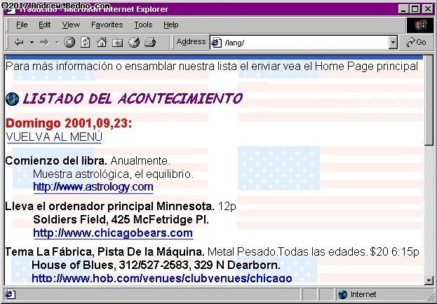 Bedno.com Multi-Language version automatic translation. Showing Spanish.