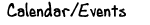 Calendar/Events